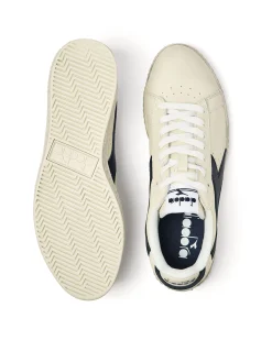 Diadora Game L Low Waxed Sneakers Weiß/Kaspisches Meer