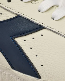 Diadora Game L Low Waxed Sneakers Weiß/Kaspisches Meer