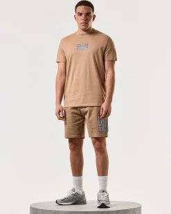 Dygas T-Shirt Cognac Braun