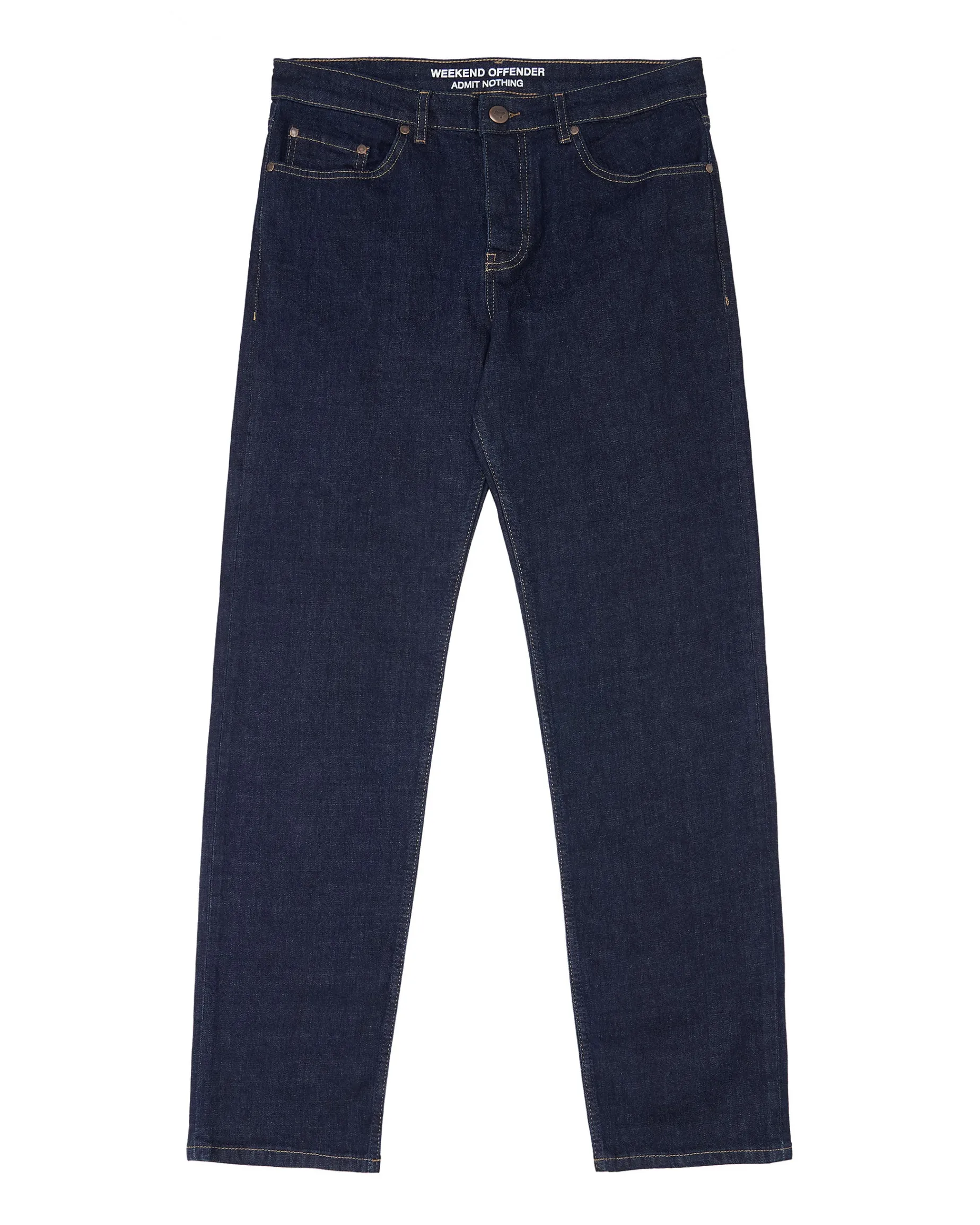 444 Easy Jeans aus dunklem, ausgewaschenem Denim