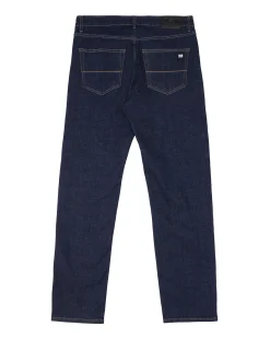 444 Easy Jeans aus dunklem, ausgewaschenem Denim