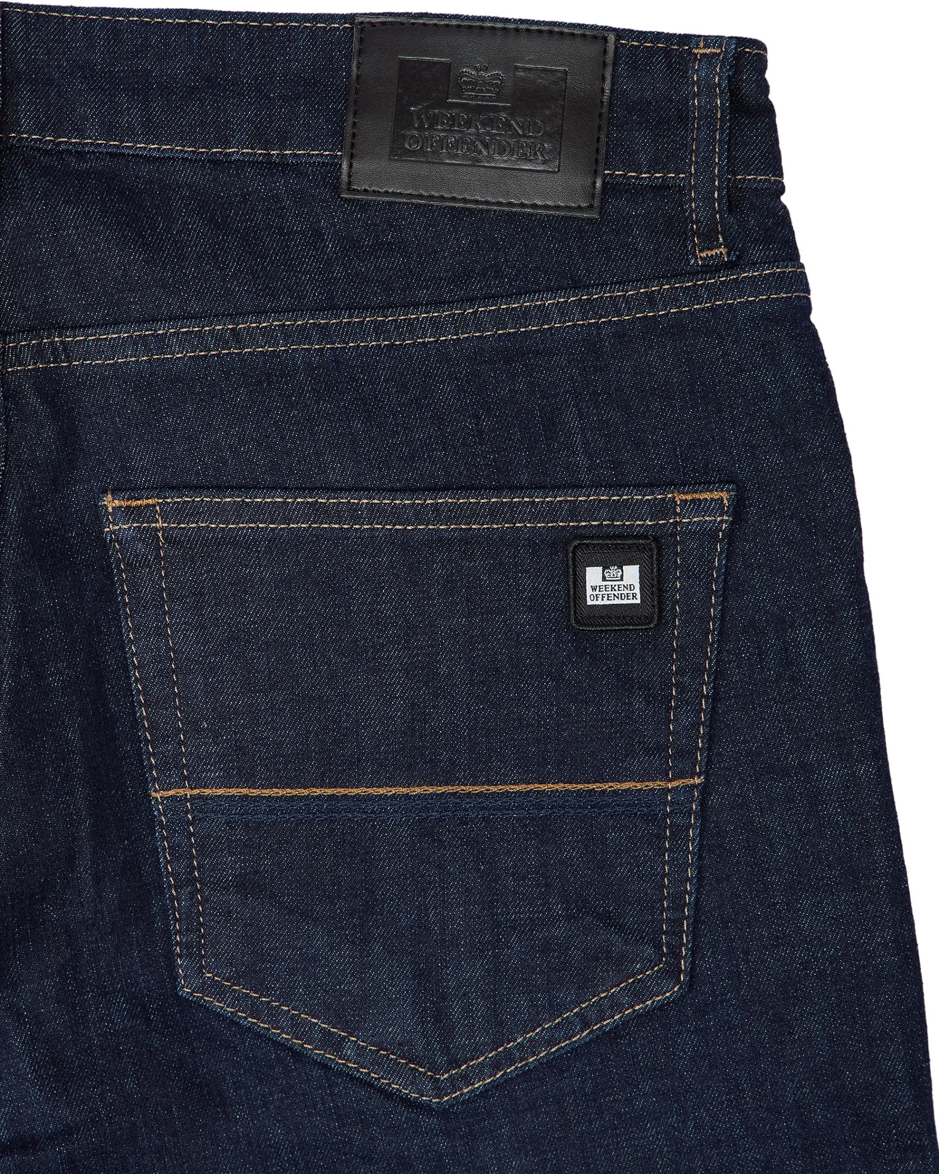 444 Easy Jeans aus dunklem, ausgewaschenem Denim