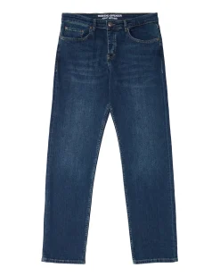 444 Easy Jeans aus dunklem Vintage-Denim