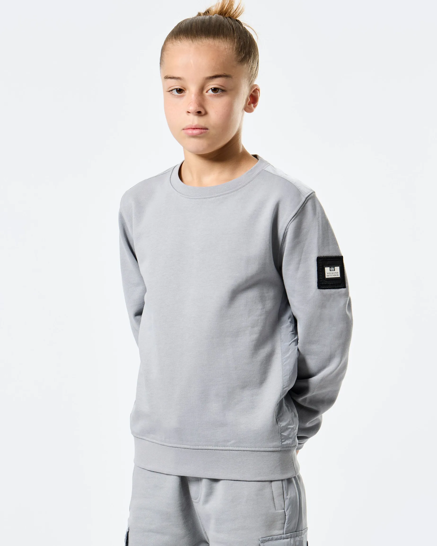 F Bomb Sweatshirt für Kinder, Rauchgrau
