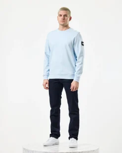 F Bomb Sweatshirt Ocean Wave Blau