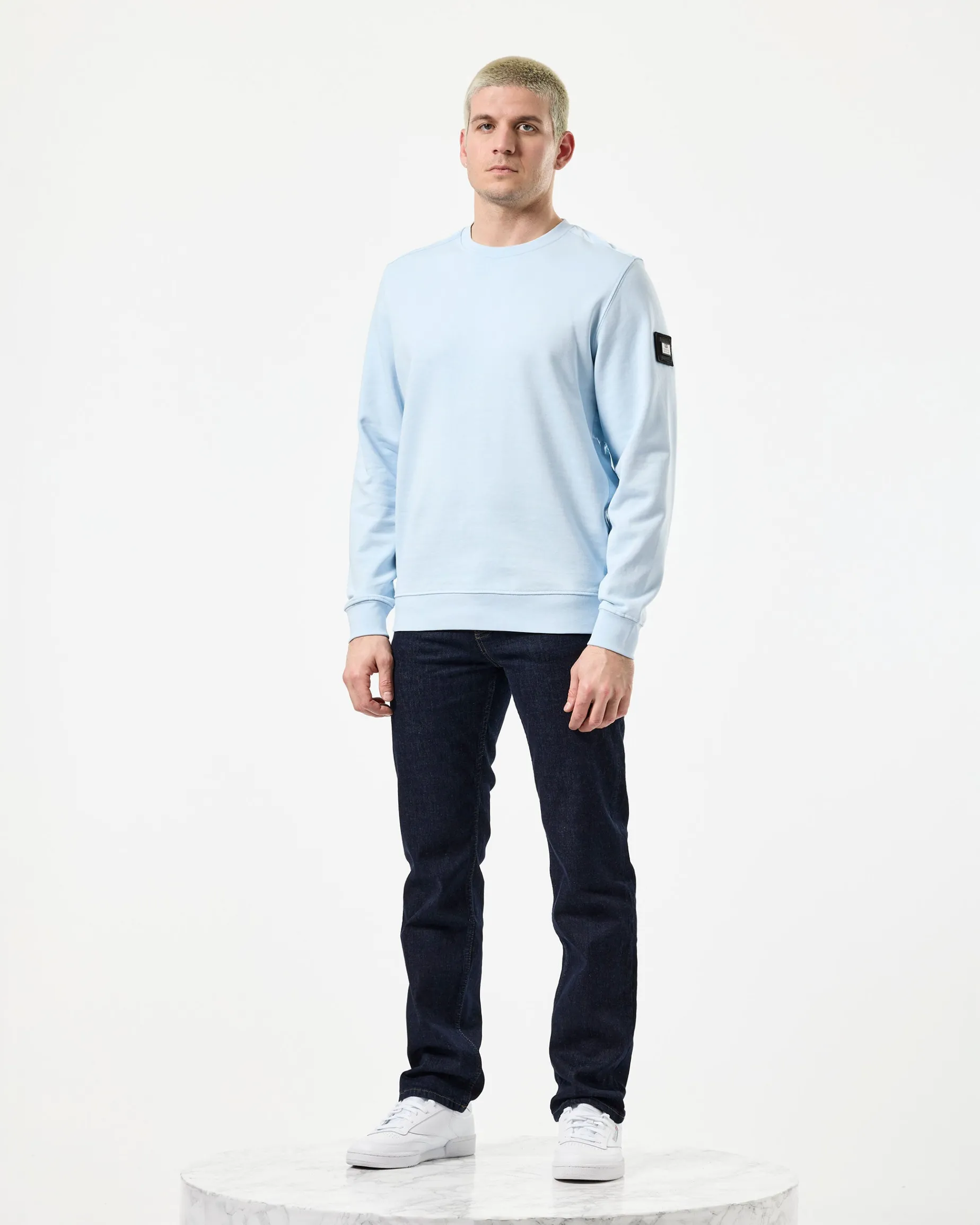 F Bomb Sweatshirt Ocean Wave Blau