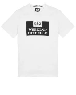 Gefängnis T-Shirt Weiß - Große Größe