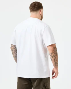 Gefängnis T-Shirt Weiß - Große Größe