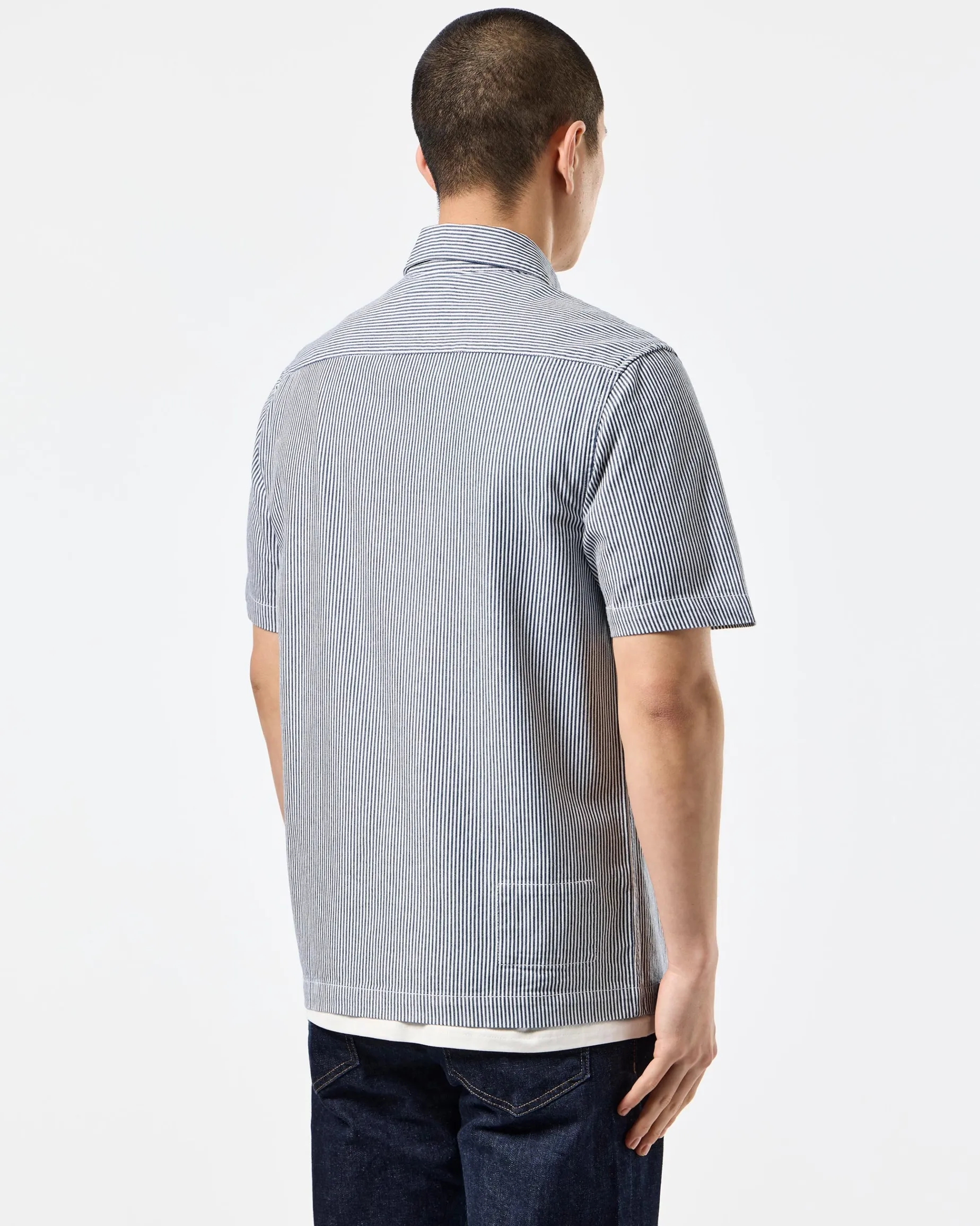 Gervasi Hemd Ticking Stripe