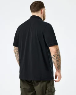 Große Größen - Caneiros Poloshirt Schwarz