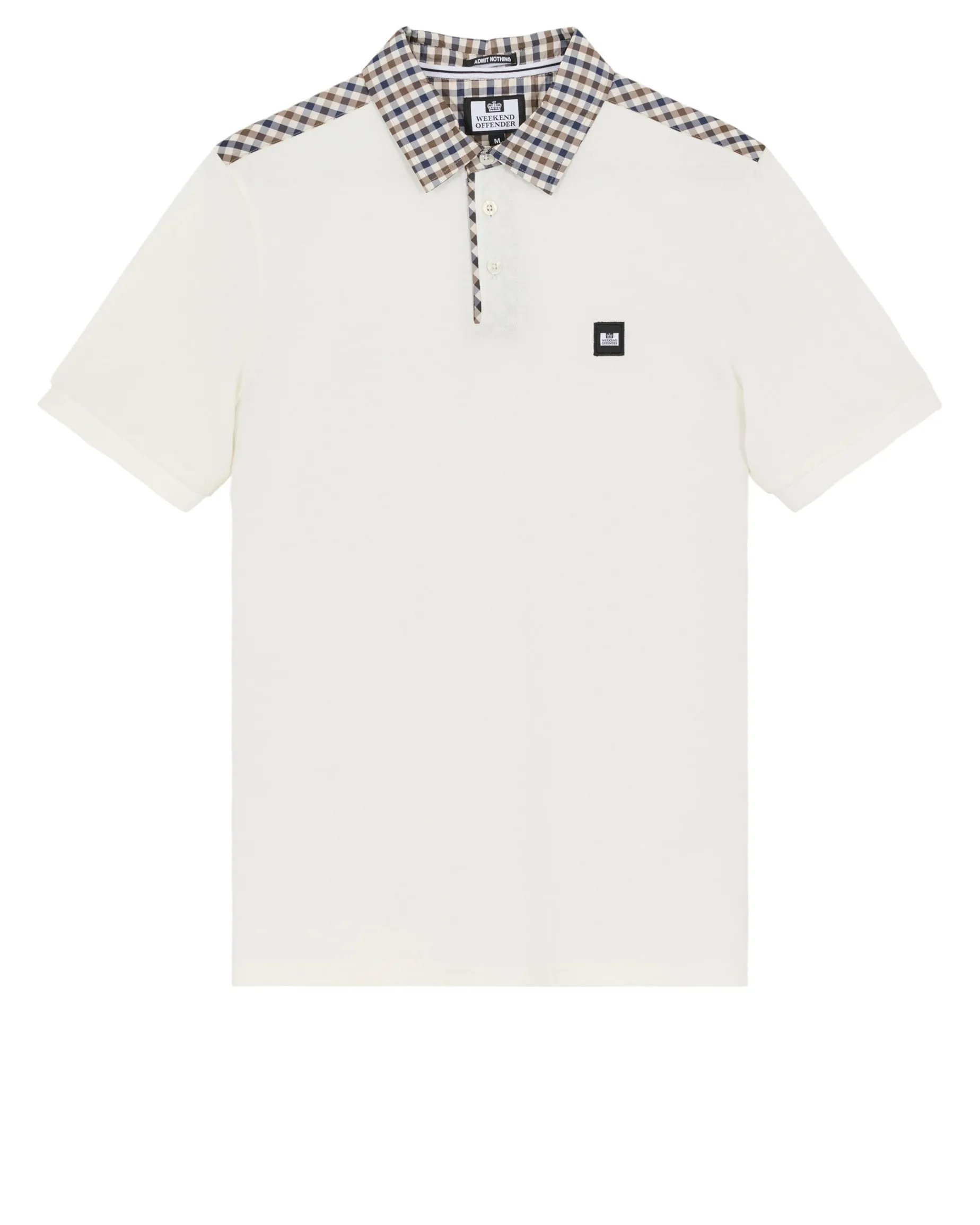 Große Größen - Costa Poloshirt Ghost/Mid House Check