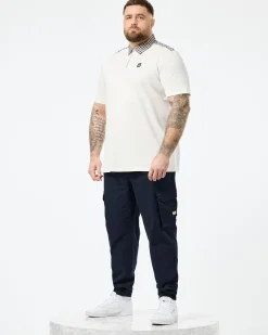 Große Größen - Costa Poloshirt Ghost/Mid House Check