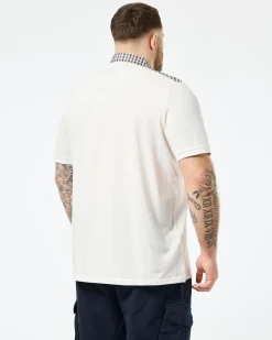 Große Größen - Costa Poloshirt Ghost/Mid House Check