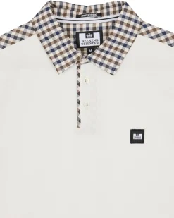 Große Größen - Costa Poloshirt Ghost/Mid House Check