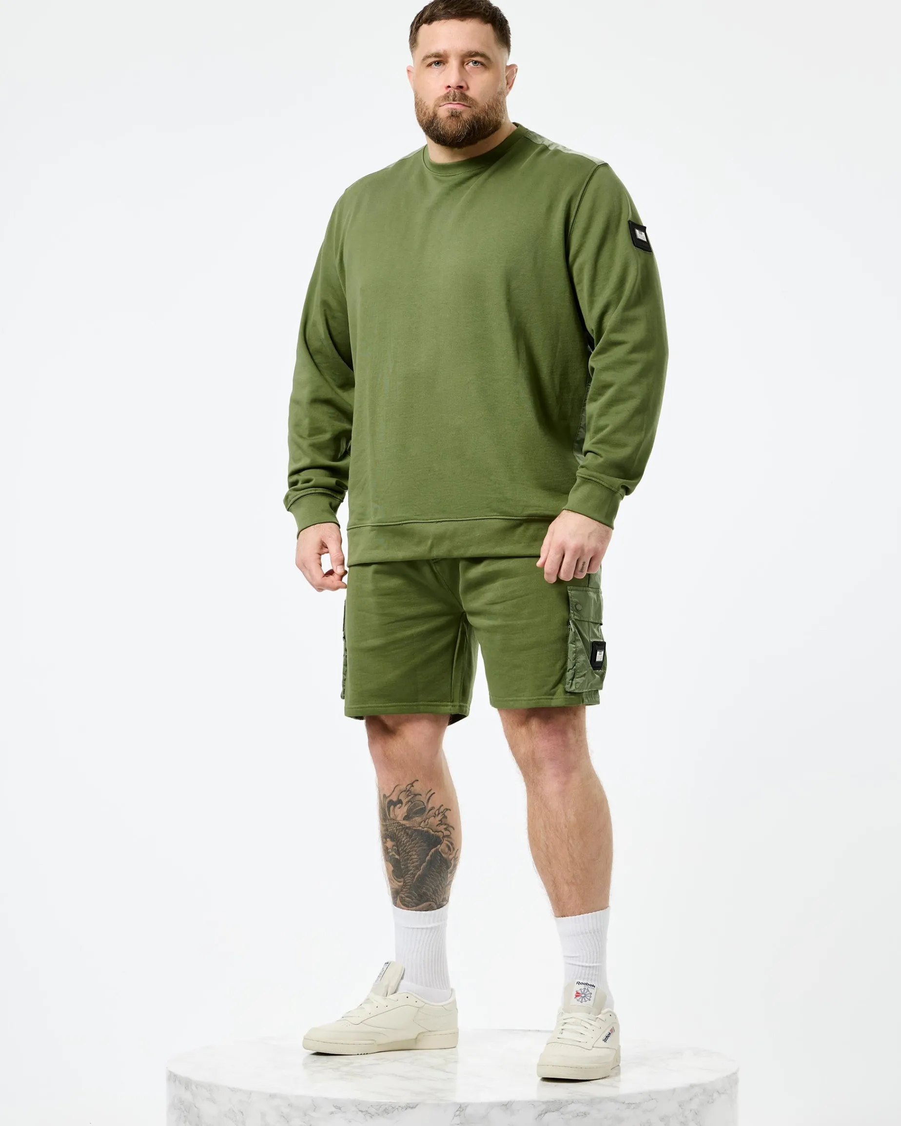 Große Größen - F Bomb Sweatshirt Sapling Green