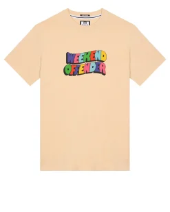 Große Größen - Hallelujah Grafik T-Shirt Deep Champagne