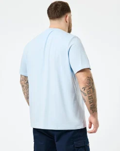 Große Größen - Hallelujah Grafik T-Shirt Ozeanwelle Blau