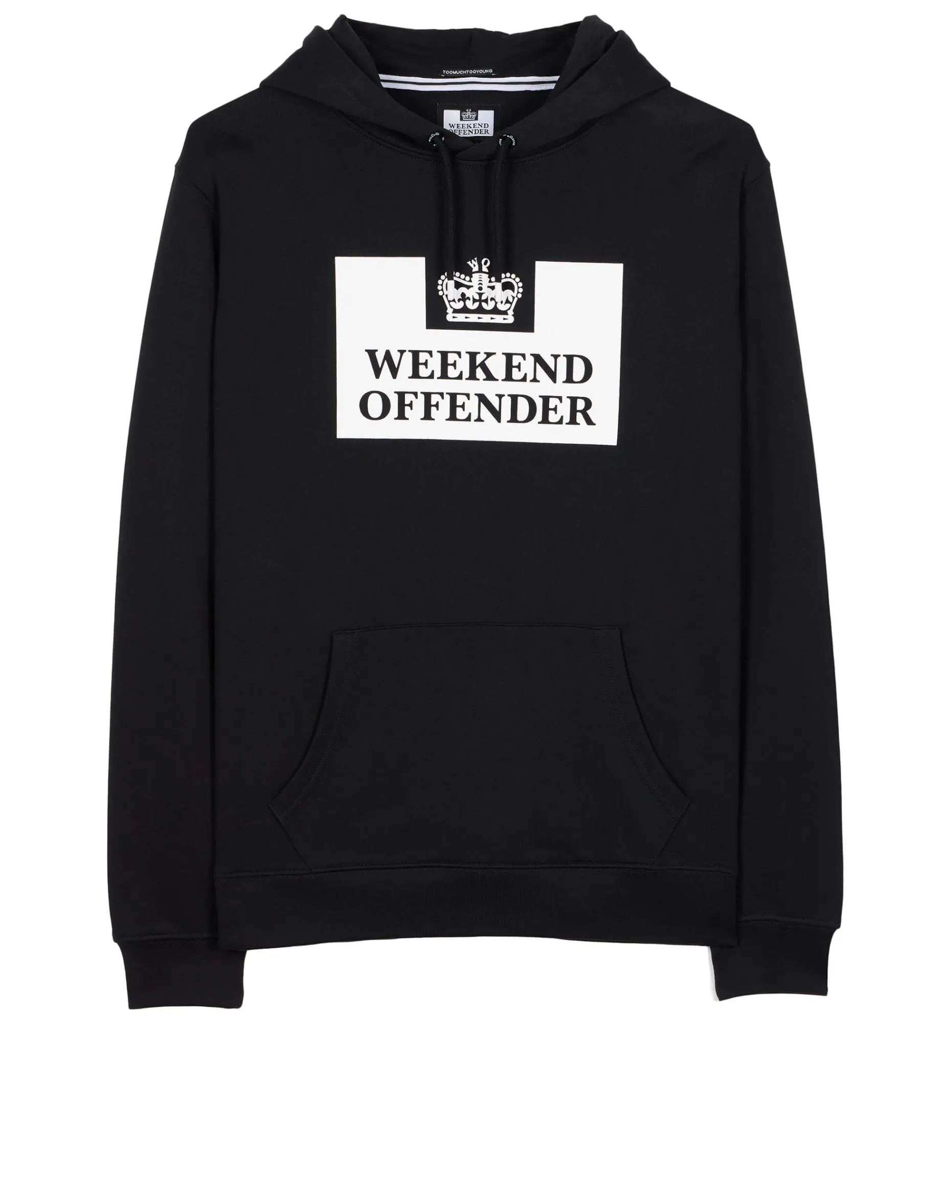 Große Größen - HM Service Classic Hoodie Schwarz