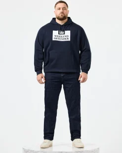 Große Größen - HM Service Classic Hoodie Navy