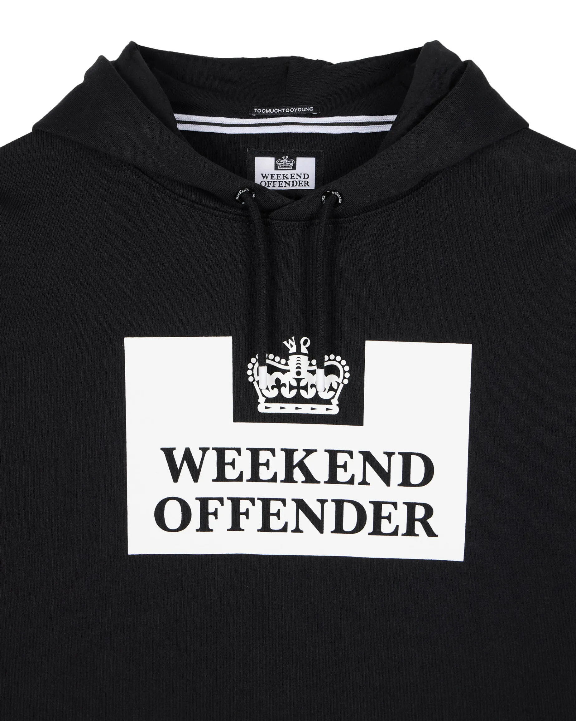 Große Größen - HM Service Classic Hoodie Schwarz