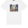 Große Größen - Leo Gregory Grafik-T-Shirt Weiß