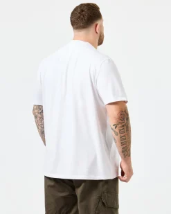 Große Größen - Leo Gregory Grafik-T-Shirt Weiß
