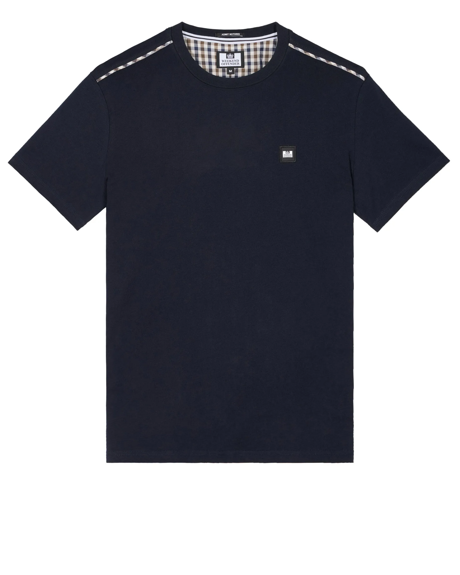 Große Größen - Manuel T-Shirt Navy/Mid House Check