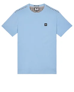 Große Größen - Manuel T-Shirt Sea Marine Blue/Mid House Check