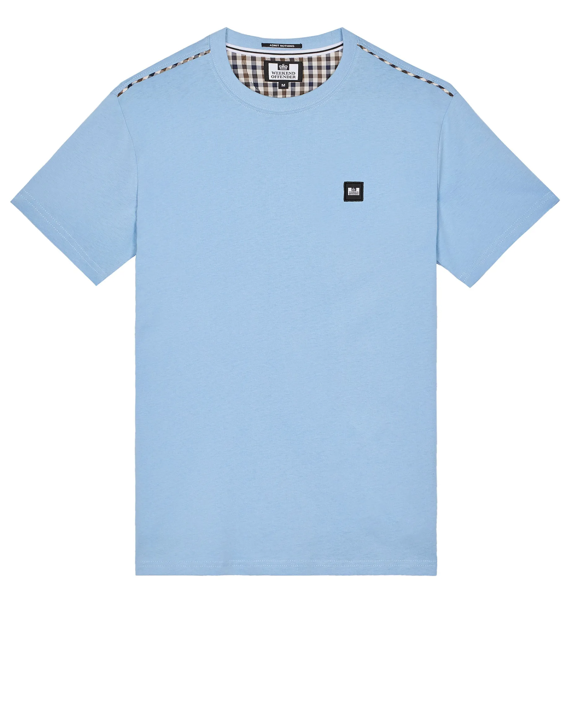 Große Größen - Manuel T-Shirt Sea Marine Blue/Mid House Check