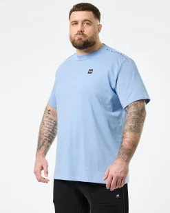 Große Größen - Manuel T-Shirt Sea Marine Blue/Mid House Check