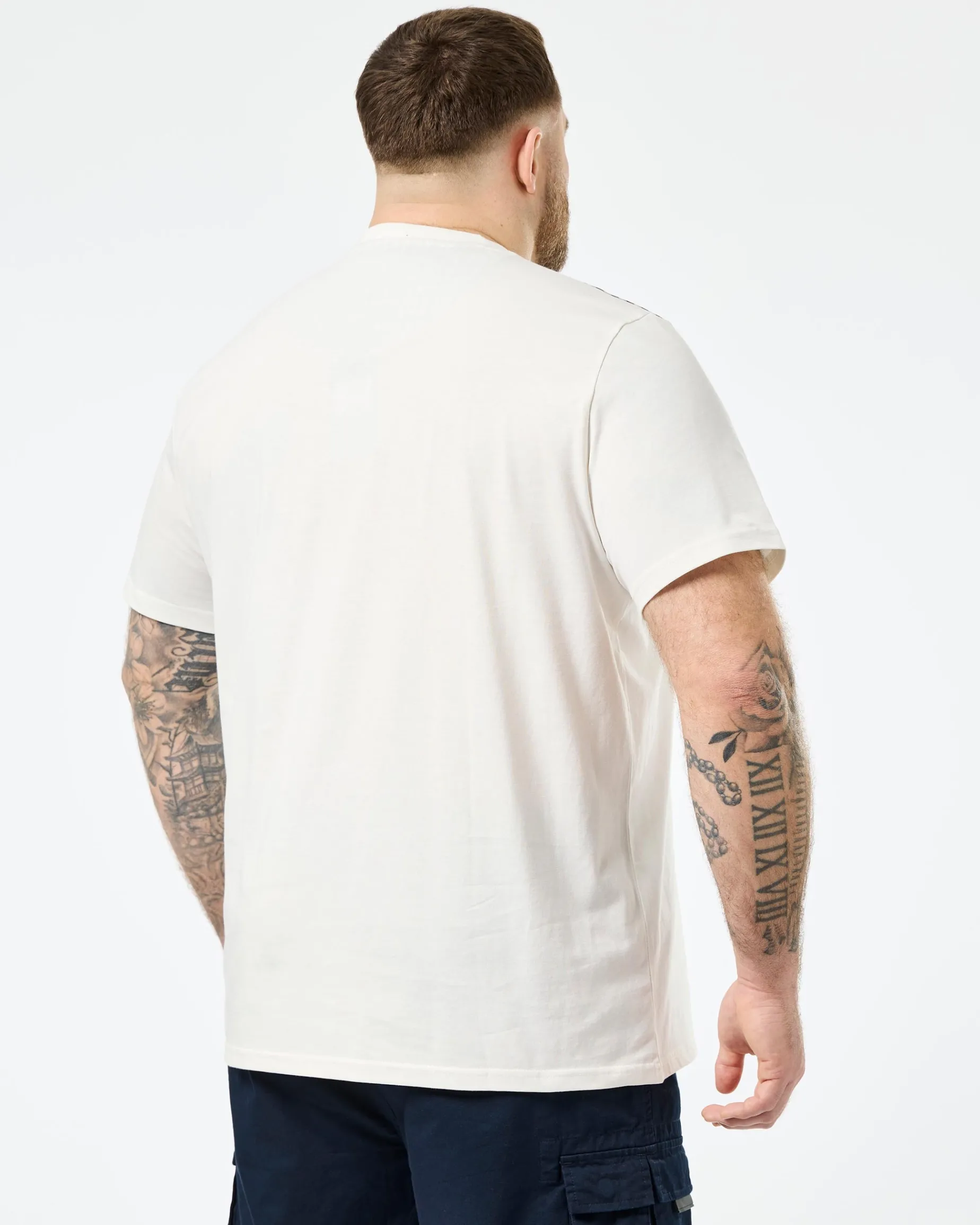 Große Größen - Manuel T-Shirt Ghost/Mid House Check