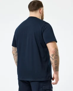 Große Größen - Manuel T-Shirt Navy/Mid House Check