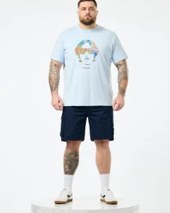 Große Größen - Mascia Cargo Shorts Navy
