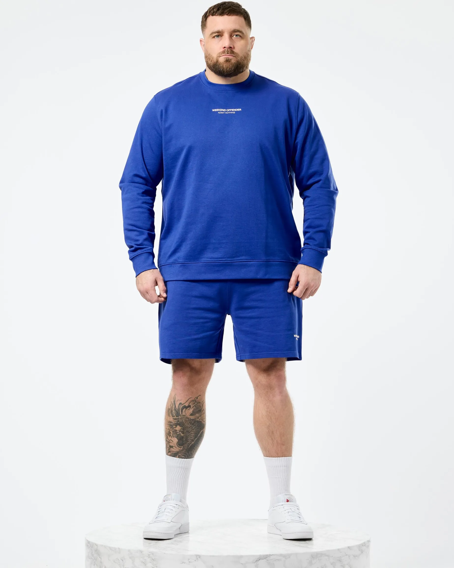 Große Größen - Mytros Shorts Bluebell/Alabaster
