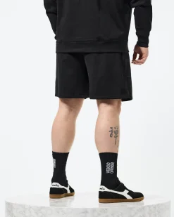 Große Größen - Mytros Shorts Schwarz/Peridotgrün