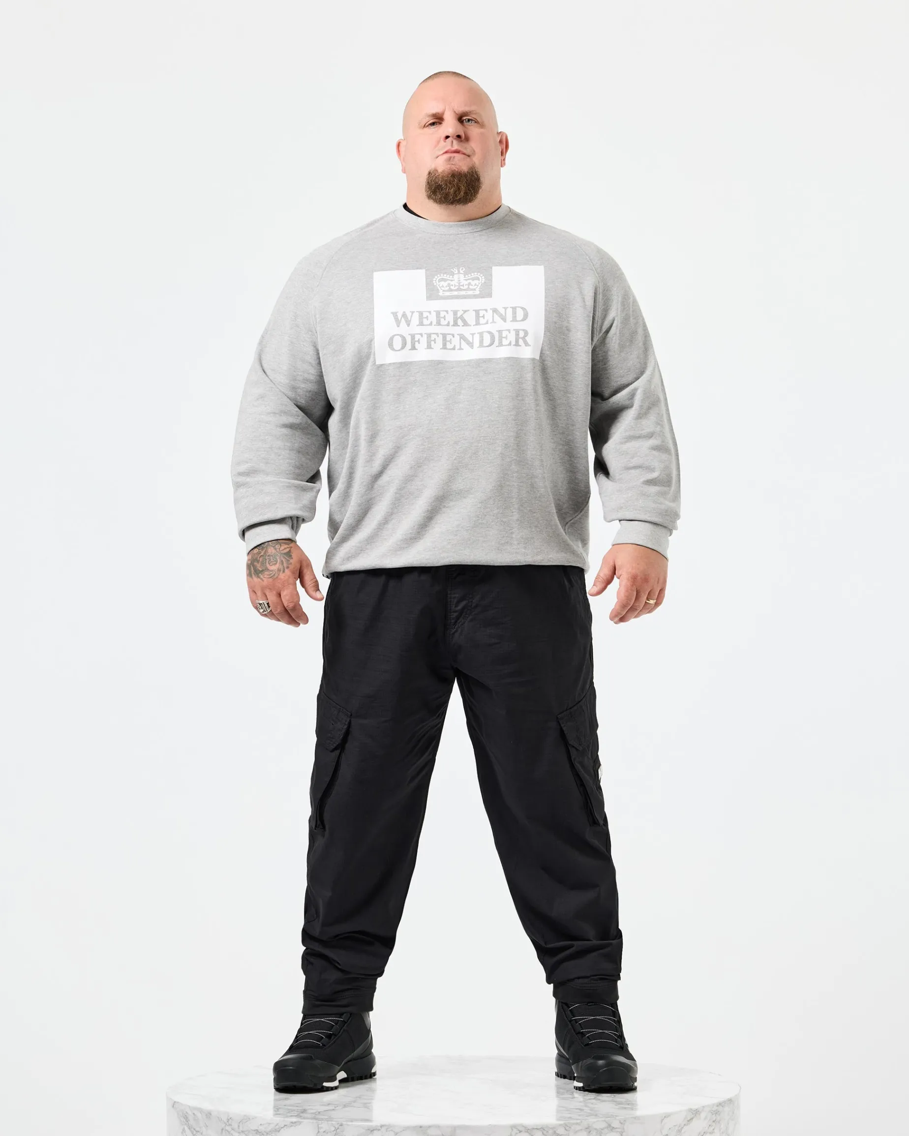 Große Größen - Penitentiary Classic Sweatshirt Grau meliert