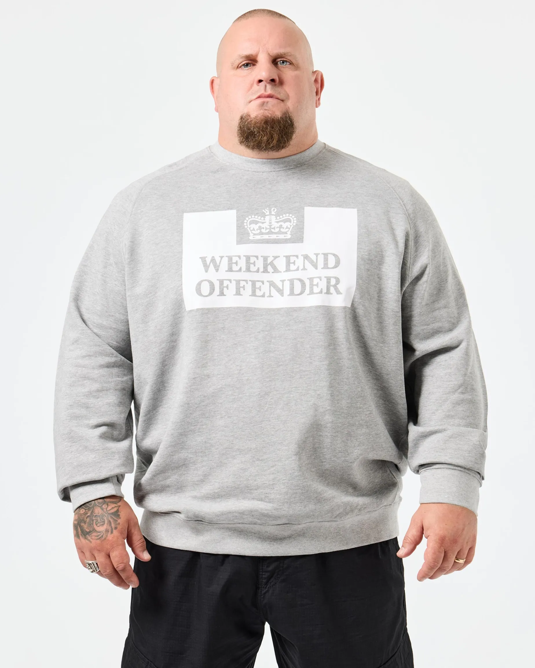 Große Größen - Penitentiary Classic Sweatshirt Grau meliert