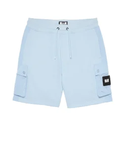 Große Größen - Pink Sands Jogger Shorts Ozeanwellenblau