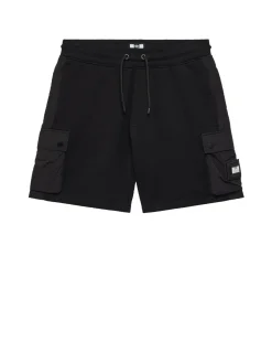 Große Größen - Pink Sands Jogger Shorts Schwarz