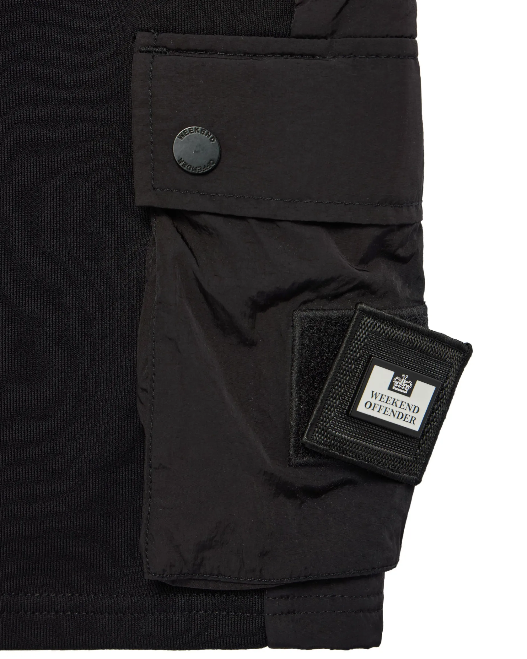 Große Größen - Pink Sands Jogger Shorts Schwarz