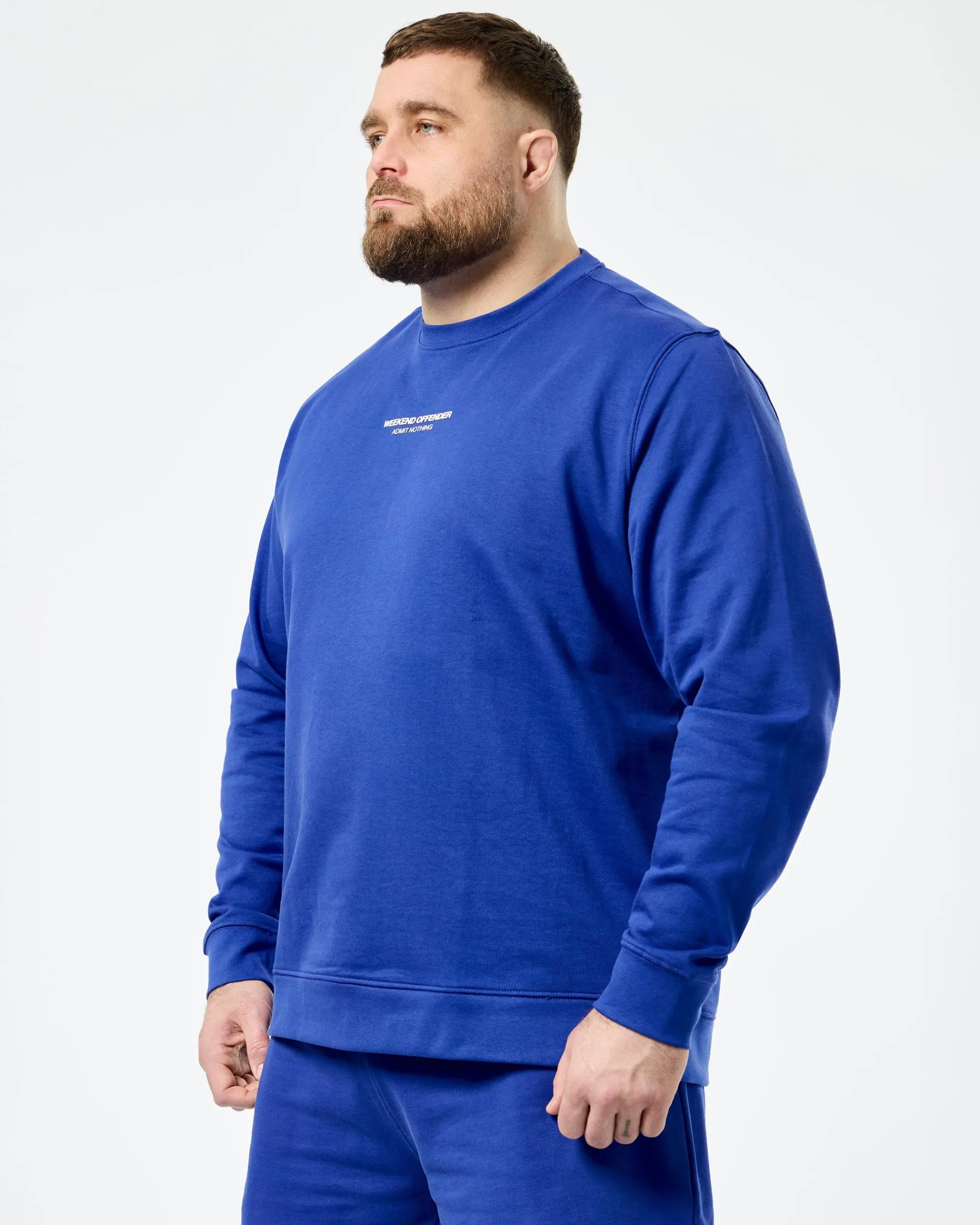 Große Größen - Raval Sweatshirt Glockenblume/Alabaster