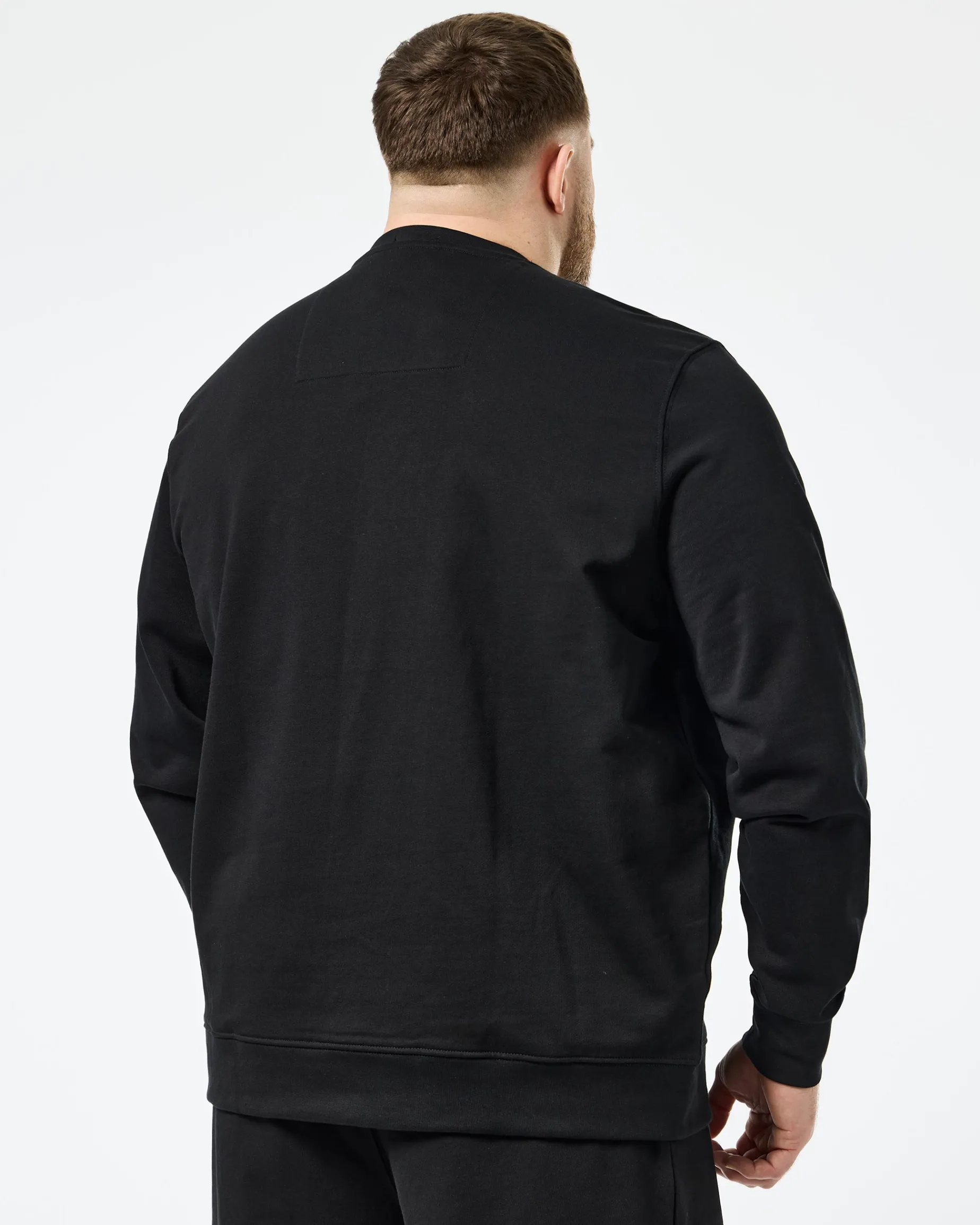 Große Größen - Raval Sweatshirt Schwarz/Peridot Grün