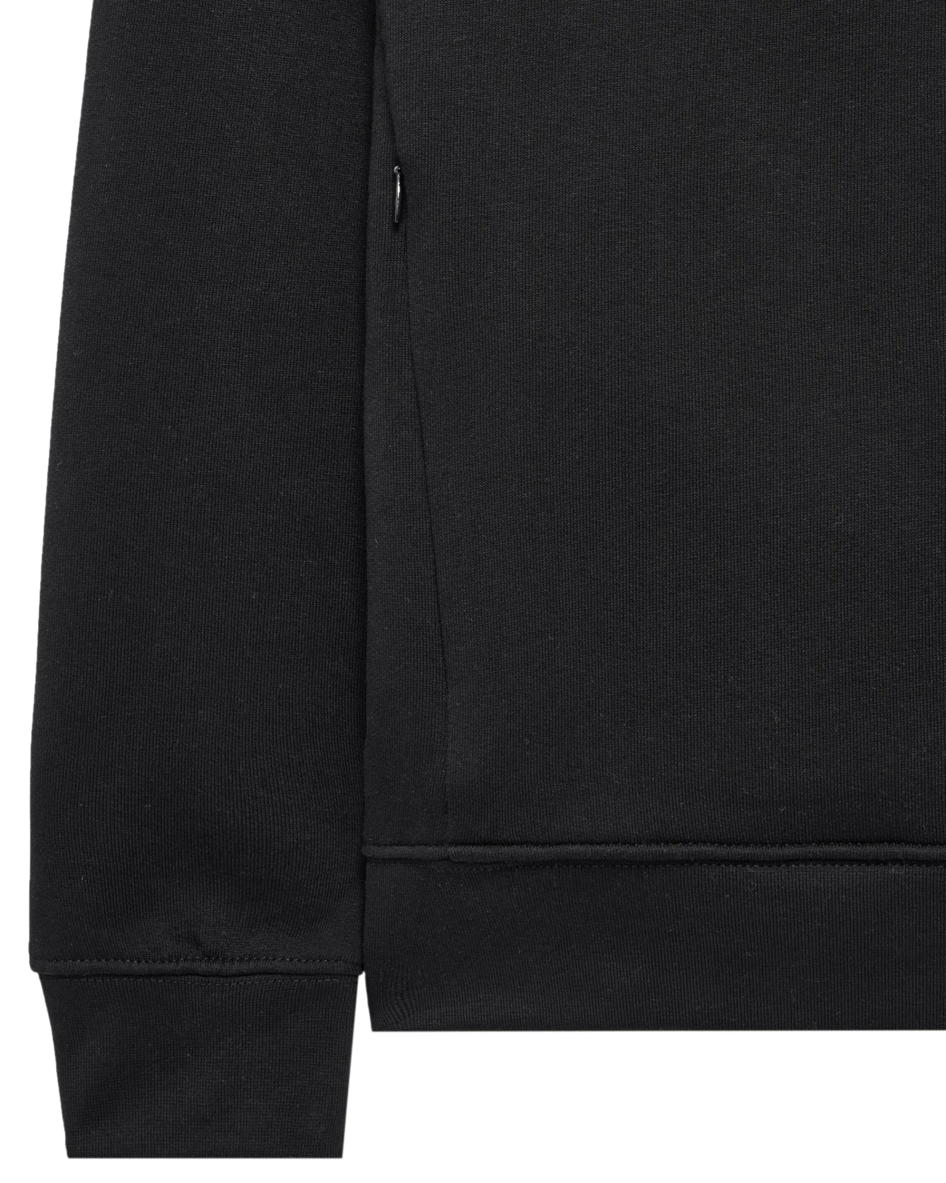 Große Größen - Ribbe Hoodie Schwarz