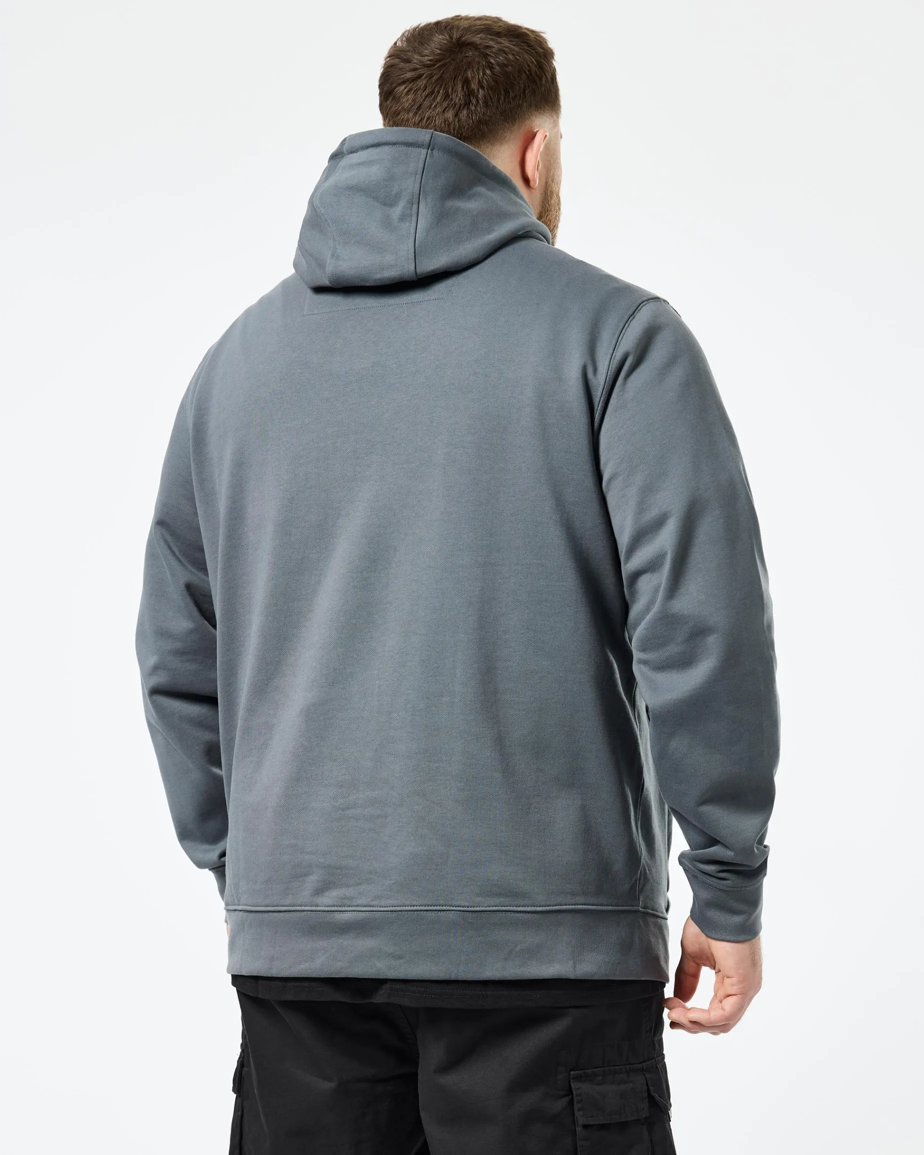 Große Größen - Ribbe Hoodie Zink