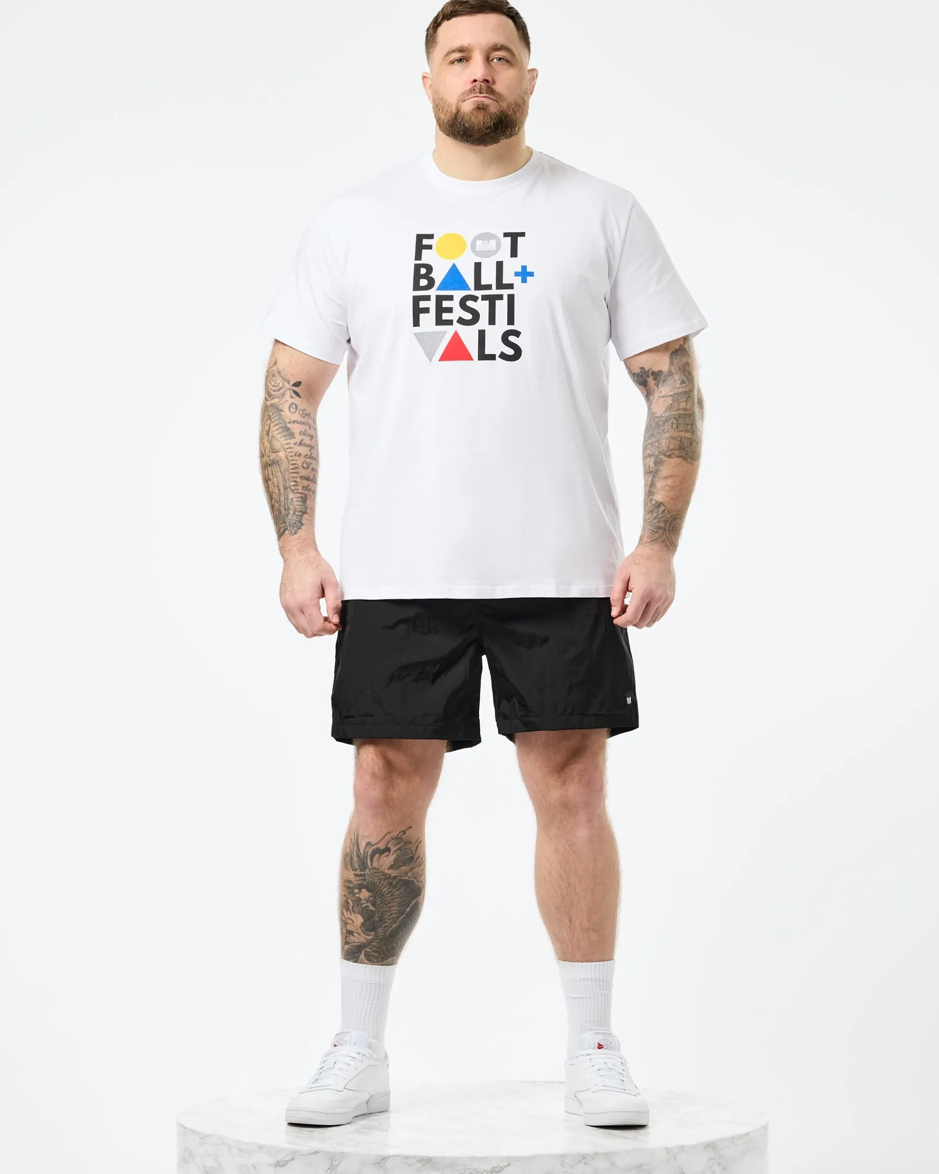 Große Größen - Stacks Badeshorts Schwarz