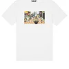 Große Größen - Stratford Avenue Grafik-T-Shirt Weiß