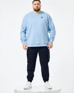 Große Größen - Sweatshirt Vega Sea Marine/Mid House Check