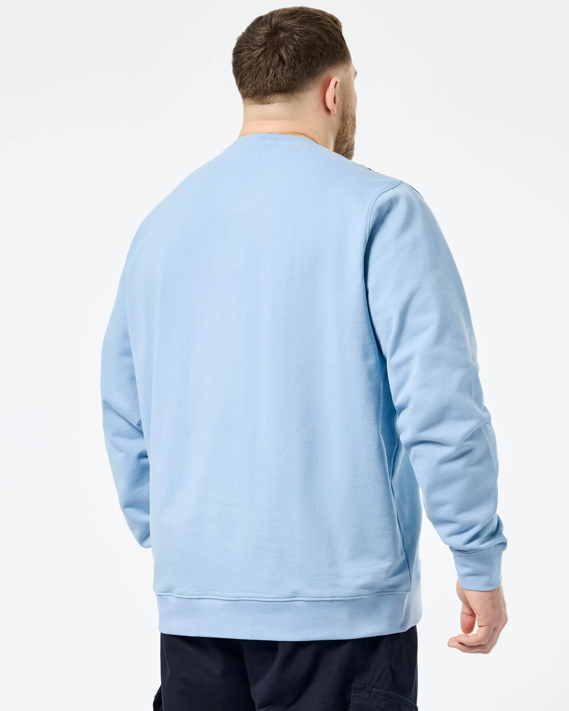Große Größen - Sweatshirt Vega Sea Marine/Mid House Check