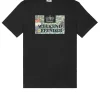 Große Größen - T-Shirt mit Badman-Grafik, Schwarz