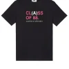 Große Größen - T-Shirt mit Grafik „Class A“ in Schwarz